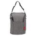 Baby Bottle Thermal Bag Bottle Breast Milk Preservation Storage Bag Waterproof Nylon Insulation Tote Pouch Baby Stroller Bottle Bag for Nursing Mom Daycare Outdoor (Gray)