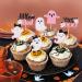 Halloween Cupcake Topper Picks Halloween Pumpkin Bat Spider Web Skull White Ghost Cupcake Decorations for Halloween Birthday Party favor Supplies - Buy Online on GoSupps.com
