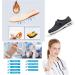 Women s Diabetic Shoes for Swollen Feet | Stylish Winter Fleece Lined Sneakers for Elderly | Adjustable Edema Walking Shoes - Size 11.5 Grey - Buy Online on GoSupps.com