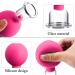 Nuanchu 2 Pieces Facial Cupping Set Glass Cupping Cups Glass Silicone Cups Vacuum Suction for Face Skin Back Shoulder Muscle(1 Inch and 0.4 Inch Diameter Rose Red) 1 Inch and 0.4 Inch Diameter Rose Red - Buy Online on GoSupps.com
