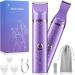 YBLNTEK Rechargeable Bikini Trimmer for Women - 2 in 1 Electric Razor for Pubic Hair Removal - Wet/Dry Use, Cordless and Washable - Purple - Buy Online on GoSupps.com