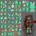 Easter Glow Temporary Tattoos - 73 Luminous Bunny Designs for Kids | Rabbit, Carrot, Eggs, Chick | Fun Party Favors - Buy Online on GoSupps.com