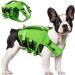 Asenku Adjustable Dog Wower Ripstop Chimney for Small Medium & Large Dogs | Ideal for Boating Swimming Surfing | Reflective Handle | L Green - Buy Online on GoSupps.com