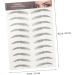 Balacoo 24 Pcs Eyebrow Stickers Beauty Tools Eyebrows Cejas Eyebrow Tattoos Stickers Artificial Post 3d - Buy Online on GoSupps.com