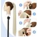 Silky Straight Clip in Ponytail Hair Extension 28 Inch - Heat-Resistant Fiber - Bleach Blond - Women's Wrap Around Pony Tail - Buy Online on GoSupps.com