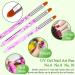 7-Part Nail Brush Set for UV Gel & Acrylic Nails | Gelail Nail Art Brushes for Salon & DIY Designs - Buy Online on GoSupps.com