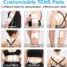 DOMAS XL TENS Unit Electrode Pads - 4x6 Inch for Back Pain Relief Compatible with TENS 7000 & Other 2mm Pin Units - Reusable & Latex-Free - Buy Online on GoSupps.com