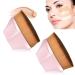 2 Pieces Ideal for Professional Face Base Brush Kabuki Foundation Brush with Box Brush Base Professional Kabuki Brush Liquid Makeup Brush (Pink)