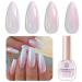 AZUREBEAUTY Vegan Shine White Nail Polish Glitter Pearl White Quick Dry Complete Natural Super Lustrous Nail Enamel Polish Professional for Nail Art DIY Manicure and Pedicure at Home