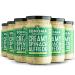 Sonoma Gourmet Spinach Alfredo Pasta Sauce | Gluten-Free and No Sugar Added | Made With Real Cream | 15.5 Ounce Jars (Pack of 6) Spinach Alfredo 15.5 Ounce (Pack of 6)