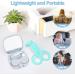 Xoelle Contact Lens Container Set - Portable Holder with Tweezers & Mini Travel Box | Perfect for International Use - Buy Online on GoSupps.com