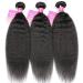 Mei You 9A Kinky Straight Brazilian Virgin Remy Hair 3 Bundles Natural Black (10 12 14) - Buy Online on GoSupps.com
