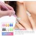 Minkissy 36pcs Jewelry Nail Art Tools Assorted Color Tips for DIY Nail Decoration - Manicure Drill Wax Dual Head Accessories with Rhinestone Picker - Buy Online on GoSupps.com
