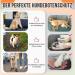 Eyin Dog Shoes - Breathable Non-Slip Paw Protection Reflective Velcro Fastener 4 Pieces for Small Medium & Large Dogs - Outdoor Sports - Size 8 (Width 7.3 cm) - Black - Buy Online on GoSupps.com