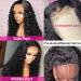 24 Inch Brazilian Virgin Deep Wave Lace Front Wig for Black Women - 180% Density, Pre Plucked with Baby Hair, Natural Color - 4x4 Closure - Buy Online on GoSupps.com