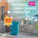 Spontex Flexy Fresh X4 - Antibacterial Cleaning Sponge Pack (2 x 4 Pieces) | Flexible Scratch-Free & Long Lasting | International Shipping Available - Buy Online on GoSupps.com