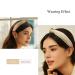 Straw Headbands for Women & Girls | Fashionable, No-Slip Diademas Para Mujer De Moda | Cute Braid Top Knot Headband | Summer Beach Hair Accessories - Buy Online on GoSupps.com
