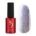 K Professional Base Coat - Cover Base Gel Transparent - White Violet Flakes -7ml- UV Nailack - Lower Lacquer - Gel N gel - Gellack - 04CD - White Violet Flakes Clear - White Violet Flakes