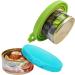 SLSON 3 Pack Pet Food Can Covers - Universal Silicone Lids for Cat and Dog Cans - Blue, Green, Pink - Fits 3 Standard Sizes - Buy Online on GoSupps.com