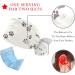 Cute Dog Head Paw Surgical Cap 2 PCS with Button & Sweatband - Reusable Surgery Hats in Multi Color - Buy Online on GoSupps.com