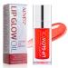 Plumping Lip Oil  Long Lasting Hydrating Lip Gloss Tinted Lip Balm  Non-sticky Big Brush Head Glitter Shine Primer Lip Tint  Tinting Lip Care Oil for Dry Lip (04Cheery)
