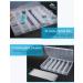 Beoccudo 2 Pack Tackle Box Bead Organizer - Clear Fishing Tackle Box with Dividers for Plastic Compartment Storage - Buy Online on GoSupps.com