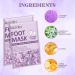 Lavender Foot Peel Mask 3-Pack for Soft & Smooth Feet - Natural Treatment for Men and Women - Buy Online on GoSupps.com