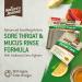 Nature's Jeannie Gargle Away All-Natural Throat Care - Soothes Sore Throat, Tough Mucus, Persistent Cough, Oral Thrush - Spicy Herb Flavor - 20 Packets - Buy Online on GoSupps.com