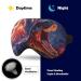 Dinosaur Thunder Sleep Mask - Funny Blindfold Eye Cover for Men & Women | Adjustable Light Blocking Strap - Buy Online on GoSupps.com