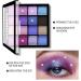 Boobeen 16-Color Matte and Glitter Eyeshadow Palette - Bright and Blendable for Dramatic Glamour Looks (Blue) - Buy Online on GoSupps.com