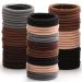 200 PCS Hair Ties  Elastic Hair Bands for Thick Thin Hair  Ponytail Holders for Girls  Non-slip Hair Rubber Bands  Hair Accessories for Women Men  Brown