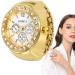 Bague de montre pour femme bague d'horloge | Montre tendance bague analogique bijou pour homme et femme Dor  - Buy Online on GoSupps.com