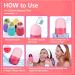 Silicone Ice Roller for Face - Skin Care Facial Tool for Icing - Pink - Buy Online on GoSupps.com