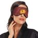 Haskirky Light Blocking Eye Mask for Men and Women - Adjustable and Breathable Sleep Mask for Travel, Yoga, Meditation - Red Dragon Eyes Design - Buy Online on GoSupps.com
