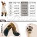 Waterproof Anti-Slip Dog Shoes - Hjumarayan 4-Pack Leopard Pattern | Indoor & Outdoor Protection for Puppies - Buy Online on GoSupps.com