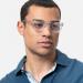 X Frame Therapy Blue Light Glasses for Men & Women - Clearfinity Acetate Blueblock Screen Glasses - Buy Online on GoSupps.com