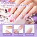  SUPWEE Solid Builder Gel 14g Pearl White 3D Nail Extension Kit Multifunctional with Chrome Powder and Silicone Pen for Home Manicure - Buy Online on GoSupps.com