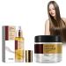 Grgowe Cheveux l'Huile Essentielle d'Argan+Masque Capillaire Au Collag ne Nourrissante Traitement Capillaire Au Collag ne Huile Essentielle d'Argan Marocaine Hydrate Les Cheveux Secs Et Cr pus