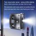 CHHMAELOVE New Automatic Glass Cleaner with 4 Mop Pads Remote Control 4 Cleaning Modes Built-in 650mAh Battery Smart Window Cleaning Device for High Rise Windows Black - Buy Online on GoSupps.com