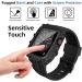 YALOCEA Compatible with Apple Watch Band 44mm with Case Built-in Screen Protector Rugged Shockproof Strap Bumper Cover with Tempered Glass Screen Protector for iWatch Series 6/SE2/SE/5/4 Matte Black Matte Black 44mm - Buy Online on GoSupps.com
