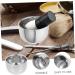 Anneome Bartbrush Bowl - Aluminum Razor Cup for Household Shaving | Rustproof & Reusable Tool - Buy Online on GoSupps.com