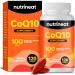 NutriNeat CoQ10 100mg Softgels (120 Softgels) CoQ10 Supplement Support Heart Health & Energy Production High Absorption Coenzyme Q10 Gluten Free Energy Supplements