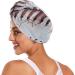Super Absorbent Baseball Pattern Hair Towels - 2 Pack Quick Dry Hair Turbans for Women & Girls - Buy Online on GoSupps.com
