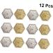Anneome Wedding Stuff 12pcs Tiny Trinkets Hexagon Shaped Mints Hexagon Candy Holders Candy Box Candy Stand Wedding Small Jewelry - Buy Online on GoSupps.com