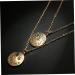 FOYTOKI 2 Necklaces A Necklace Jewelry Necklace Choker Layered Women Necklace Pendant Multi-layer - Buy Online on GoSupps.com