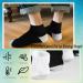 Athlemo Bamboo Diabetic Socks 6 Pairs - No-Binding Ankle White - Men & Women (Size 10-13) - Buy Online on GoSupps.com
