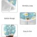 Buy Daisy Flower Dry Hair Cap - 2 Piece Quick Drying Towel Set with Button Headband | Super Absorbent & Comfortable | International Shipping - Buy Online on GoSupps.com
