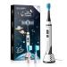 ORAL MASTER Kids Sonic Electric Toothbrush, 5 Modes, 3 Intensity Levels, 2-Minute Timer, Wireless Charge, IPX7 Waterproof, Special for Festival Gift Rocket Series Electric Toothbrushes for Child 3+