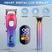 Professional T-Blade Beard Trimmer for Men - Rainbow Cordless Hair Clippers Set - Buy Online on GoSupps.com