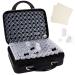 N&T NIETING Diamond Painting Storage Containers  140 Slots Diamond Painting Accessories Kit  Portable Bead Storage Box  Label Stickers for DIY Art Crafts  Black